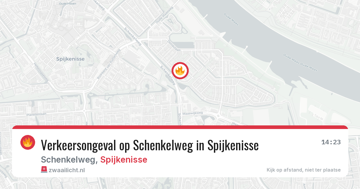 Verkeersongeval op Schenkelweg in Spijkenisse — 25 jun 2026