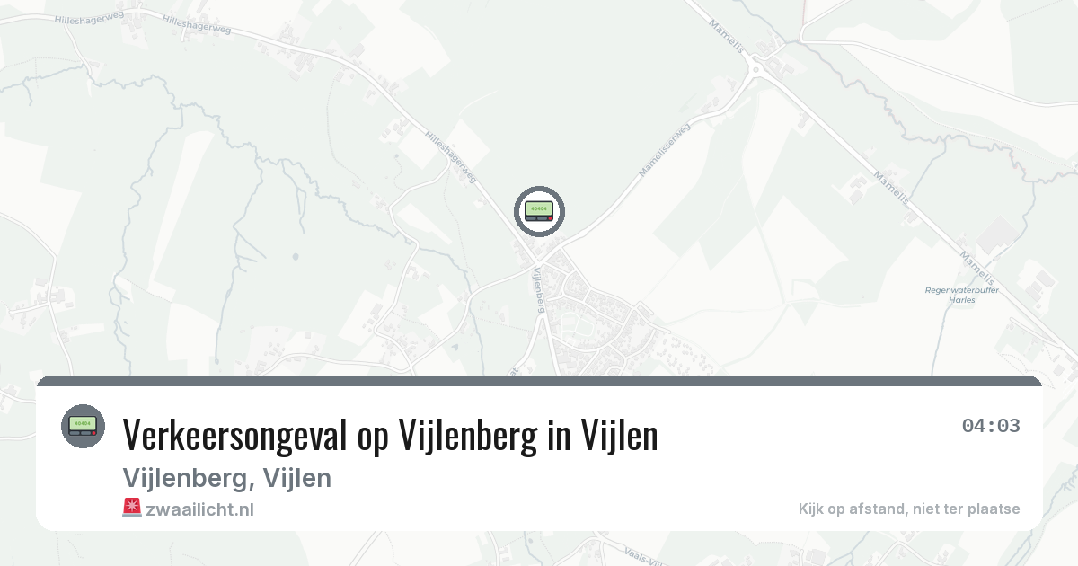 Verkeersongeval op Vijlenberg in Vijlen — 18 feb 2026