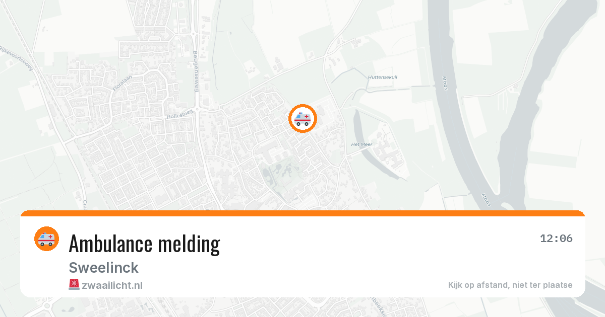 Ambulance melding — 31 jul 2026