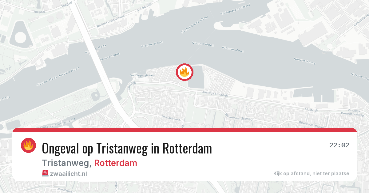 Ongeval op Tristanweg in Rotterdam — 26 jun 2026