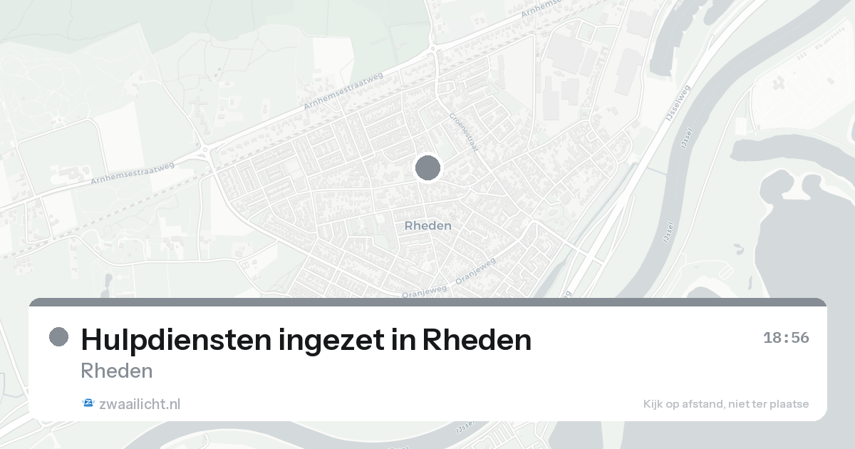 Hulpdiensten ingezet in Rheden — 31 jan 2026 | 🚨 Zwaailicht.nl