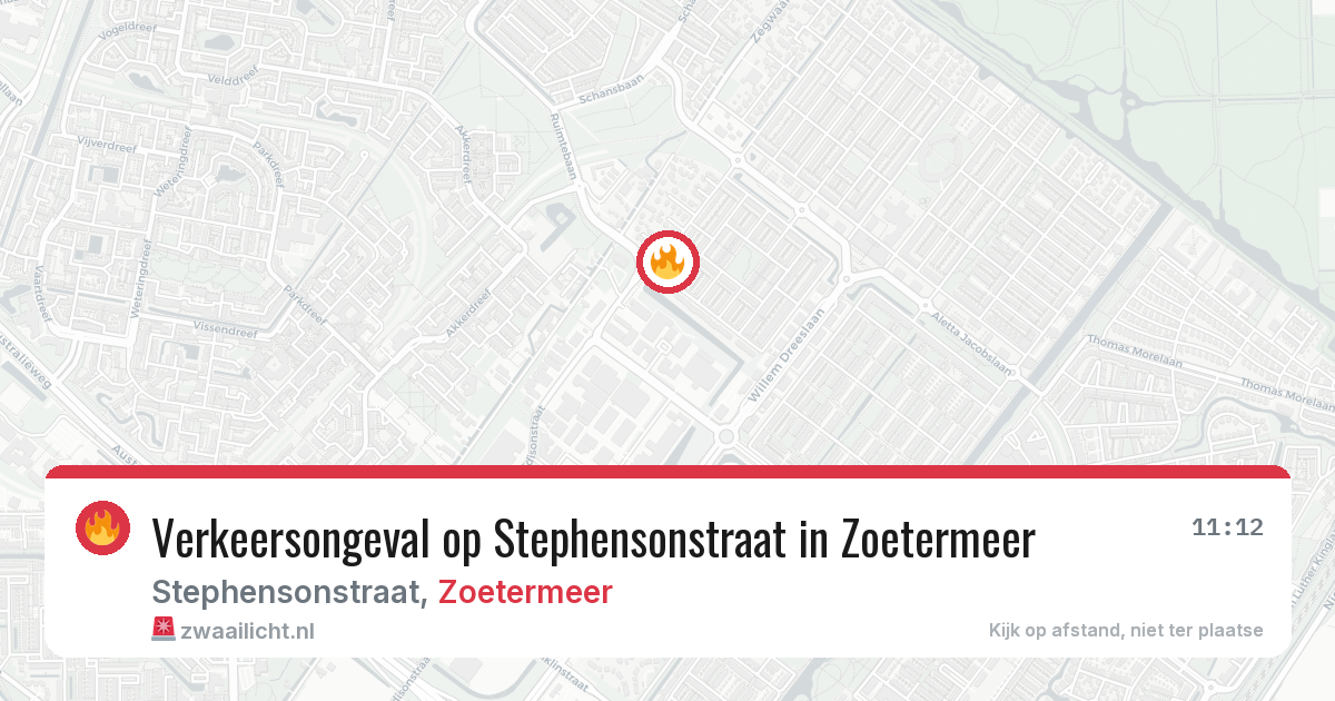 Verkeersongeval op Stephensonstraat in Zoetermeer — 26 mei 2026