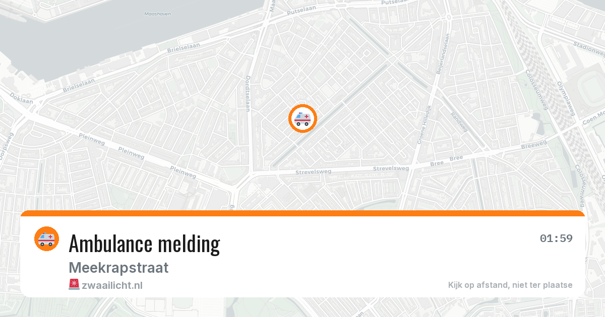 Ambulance melding — 21 jun 2026