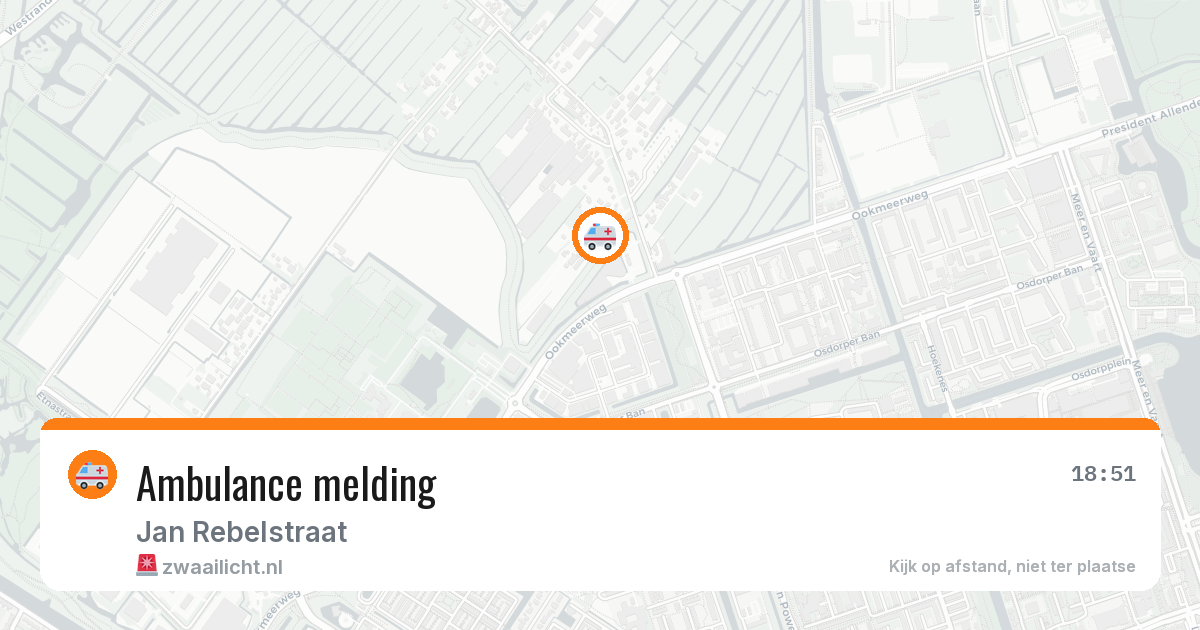 Ambulance melding — 19 jun 2026