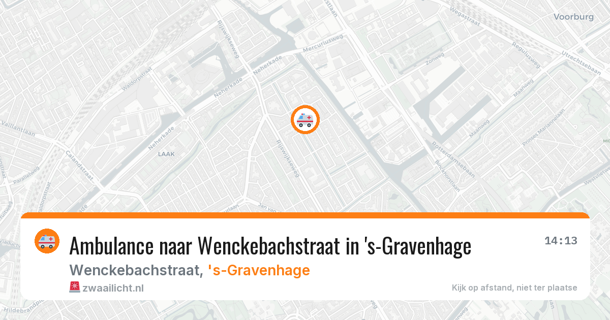 Ambulance naar Wenckebachstraat in 's-Gravenhage — 7 aug 2026