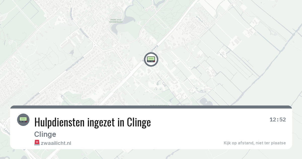 Hulpdiensten ingezet in Clinge — 31 jan 2026 | 🚨 Zwaailicht.nl