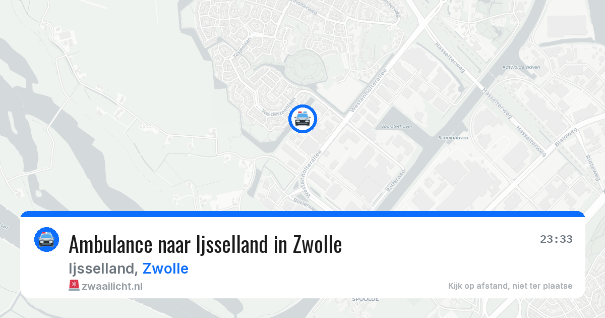 Ambulance naar Ijsselland in Zwolle — 17 jun 2026
