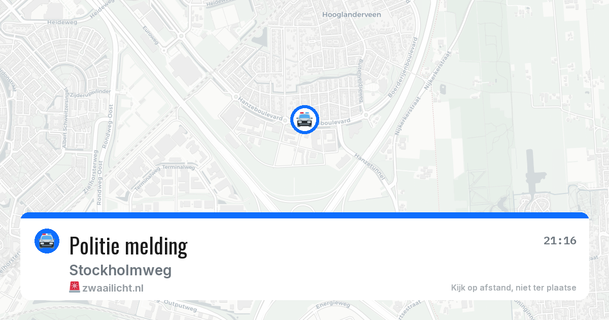 Politie melding — 22 jun 2026