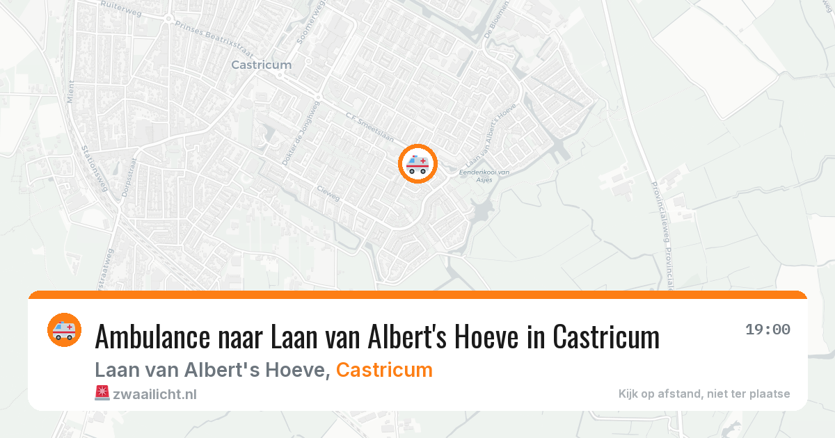 Ambulance naar Laan van Albert's Hoeve in Castricum — 15 jun 2026