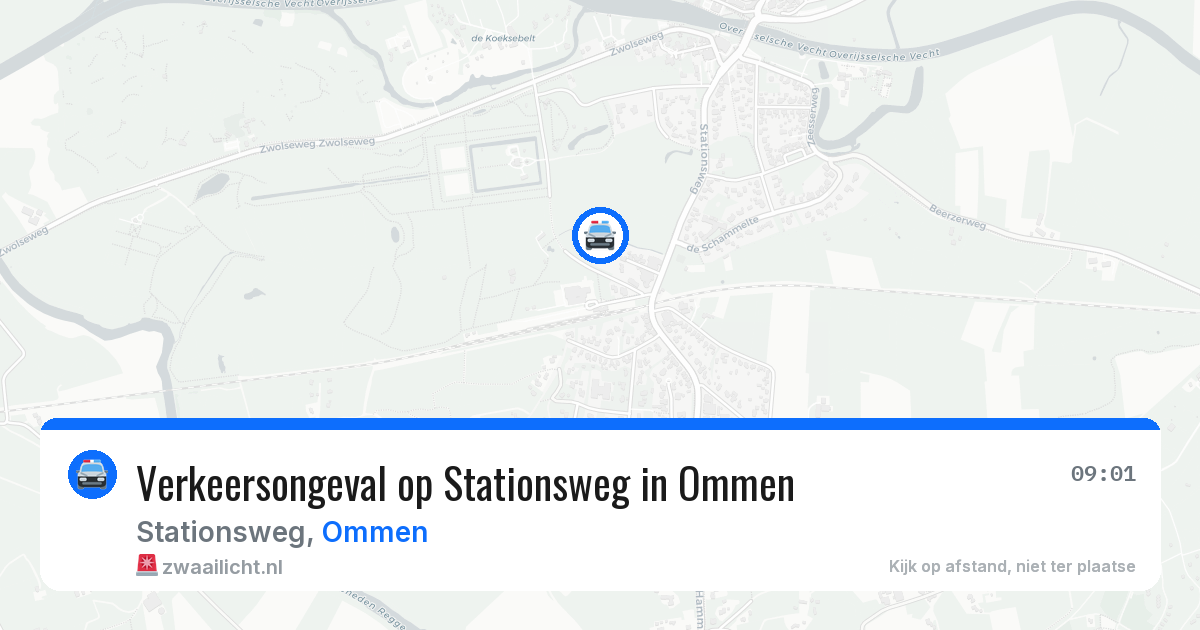 Verkeersongeval op Stationsweg in Ommen — 28 mei 2026