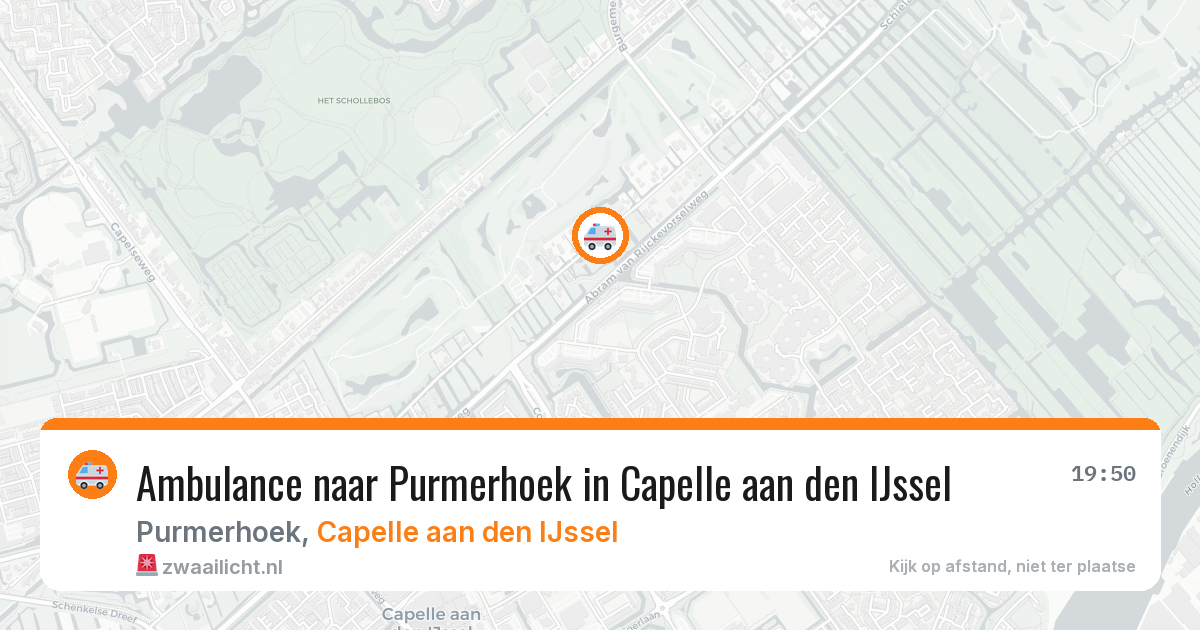 Ambulance naar Purmerhoek in Capelle aan den IJssel — 21 mei 2026