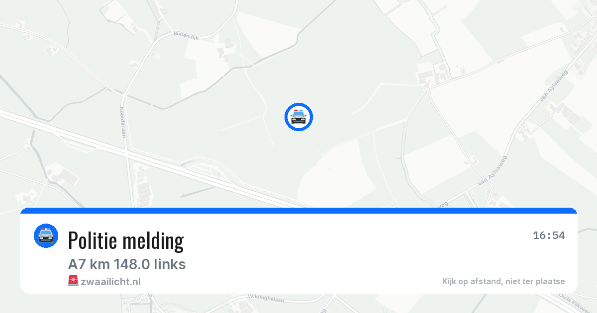 Politie melding — 12 jun 2026