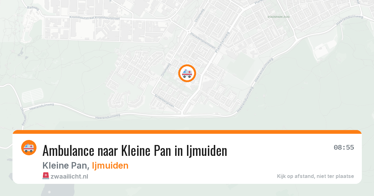 Ambulance naar Kleine Pan in Ijmuiden — 6 apr 2026