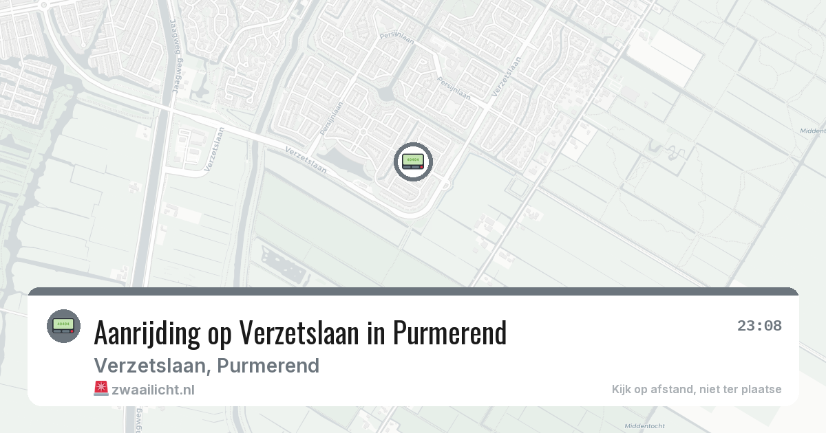 Aanrijding op Verzetslaan in Purmerend — 28 jan 2026