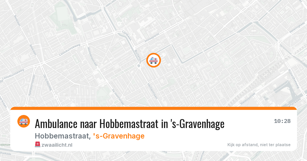 Ambulance naar Hobbemastraat in 's-Gravenhage — 12 jun 2026