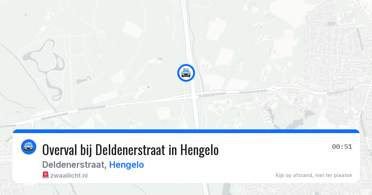 Overval bij Deldenerstraat in Hengelo — 6 aug 2026