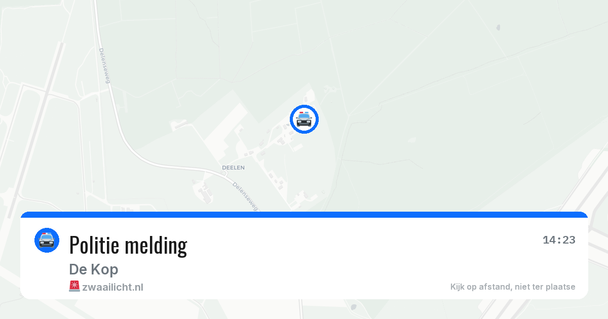 Politie melding — 26 jun 2026