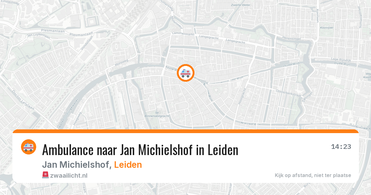 Ambulance naar Jan Michielshof in Leiden — 30 jan 2026
