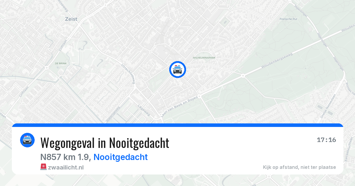 Wegongeval in Nooitgedacht — 6 mei 2026