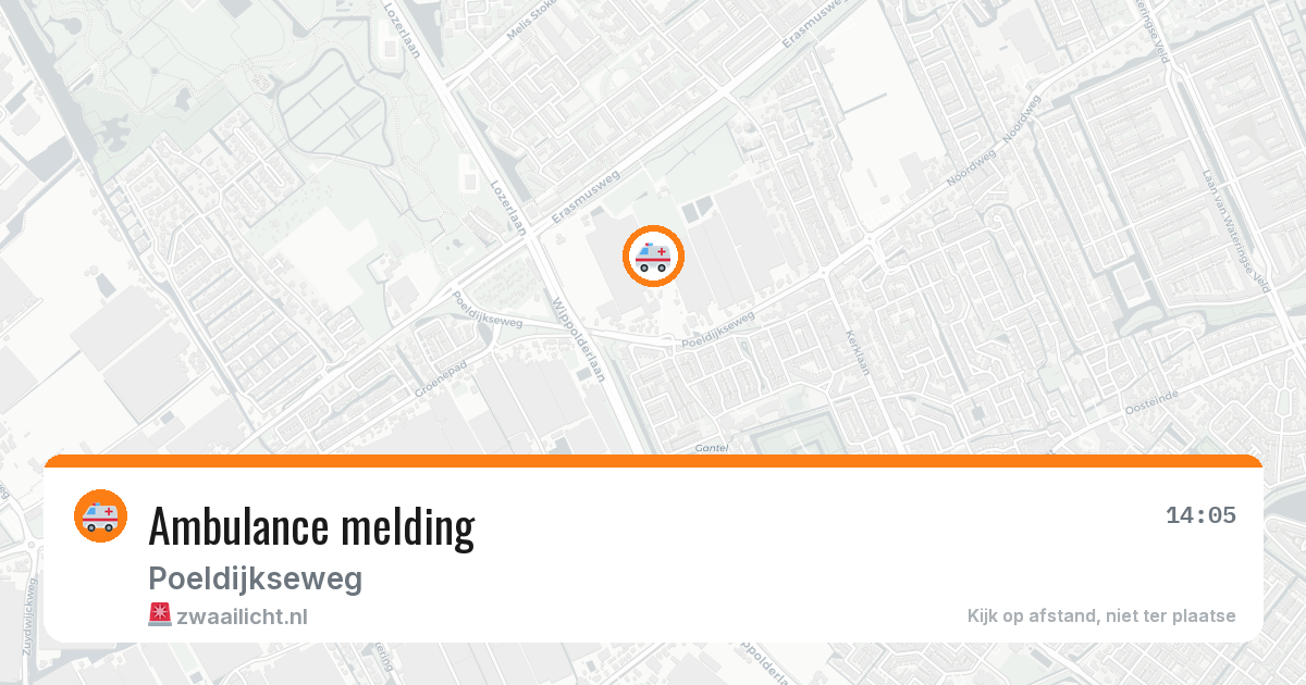 Ambulance melding — 4 mei 2026