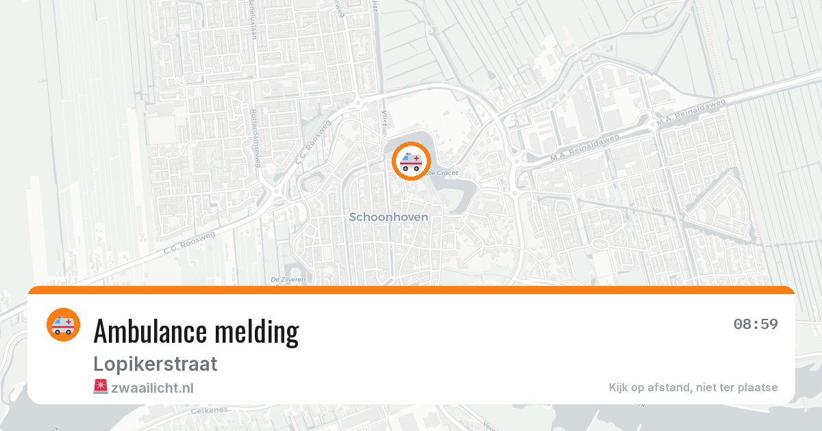 Ambulance melding — 10 feb 2026