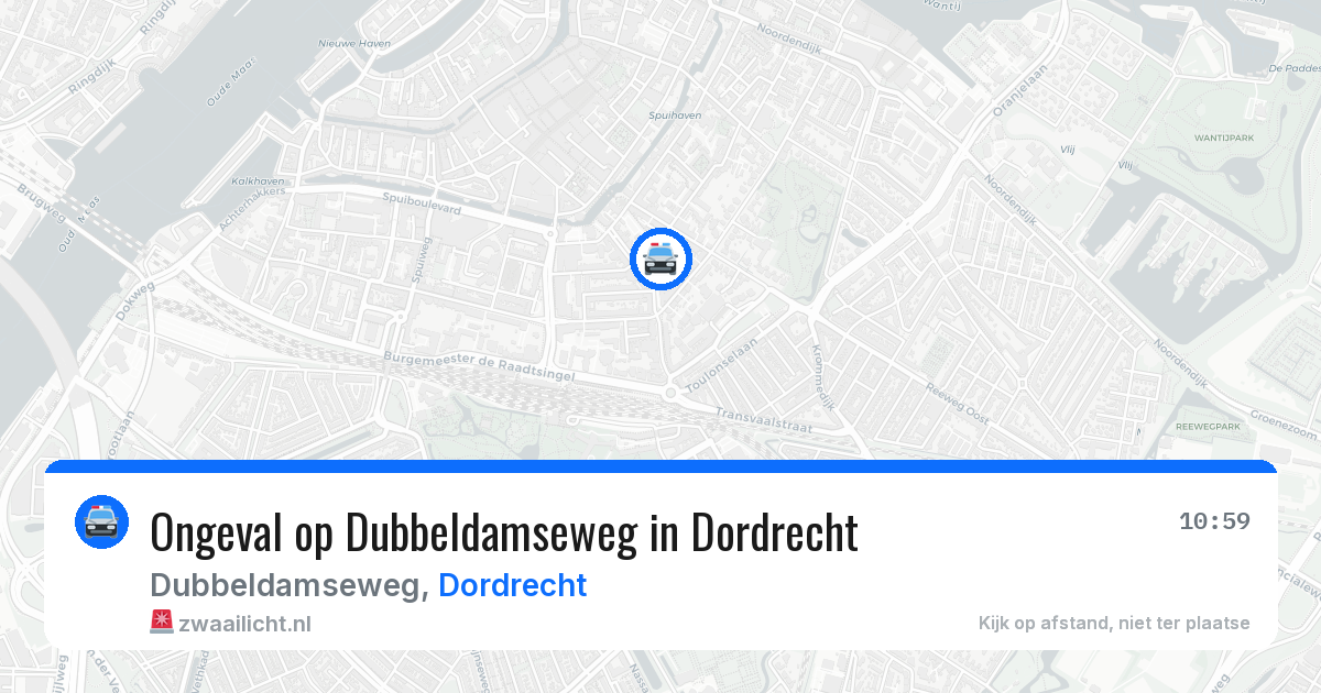 Ongeval op Dubbeldamseweg in Dordrecht — 5 jun 2026