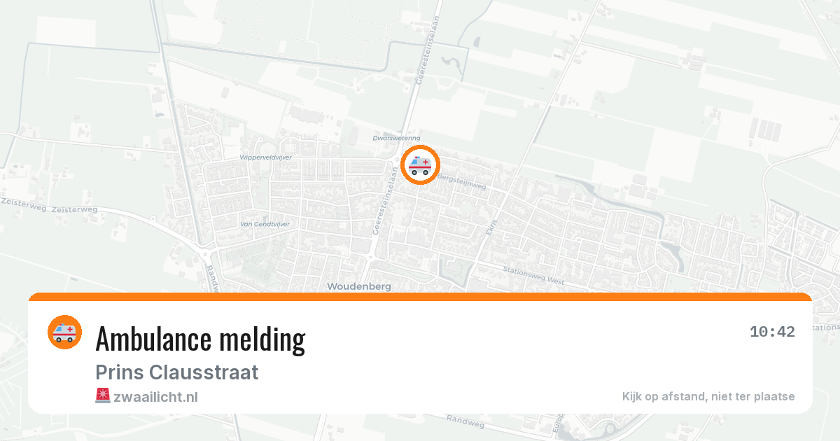 Ambulance melding — 8 aug 2026