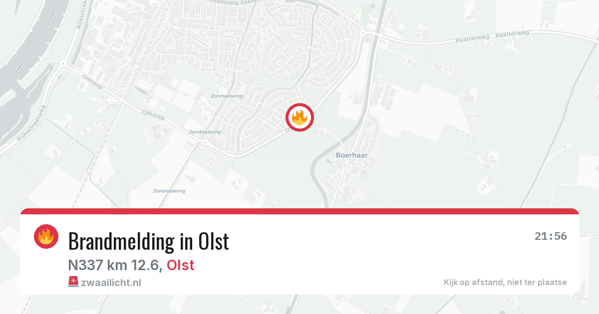Brandmelding in Olst — 28 apr 2026