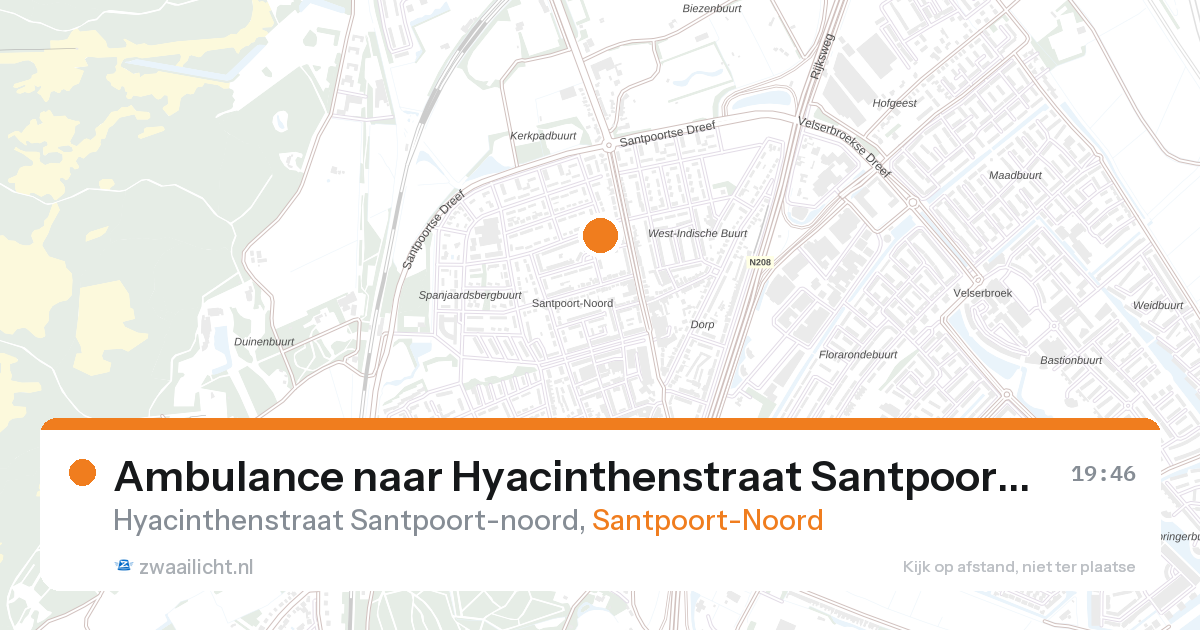 Ambulance naar Hyacinthenstraat Santpoort-noord in Santpoort-Noord — 26 aug 2026