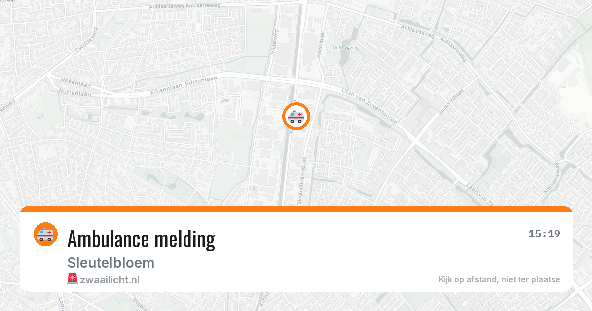 Ambulance melding — 1 apr 2026