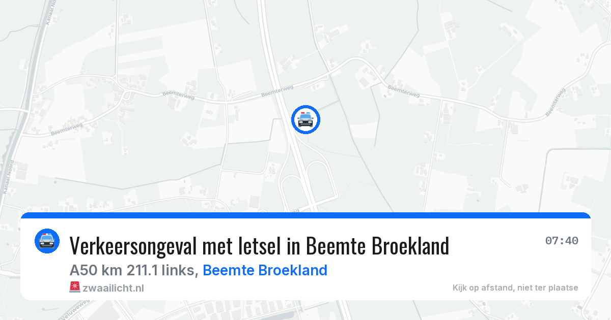 Verkeersongeval met letsel in Beemte Broekland — 14 apr 2026