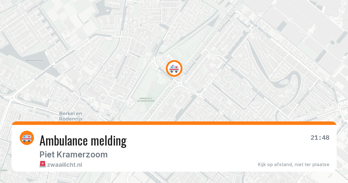 Ambulance melding — 9 mei 2026