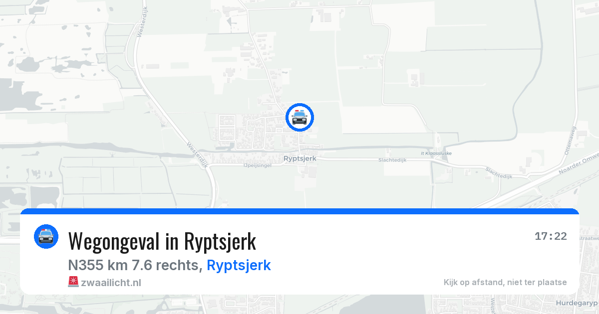 Wegongeval in Ryptsjerk — 24 jun 2026