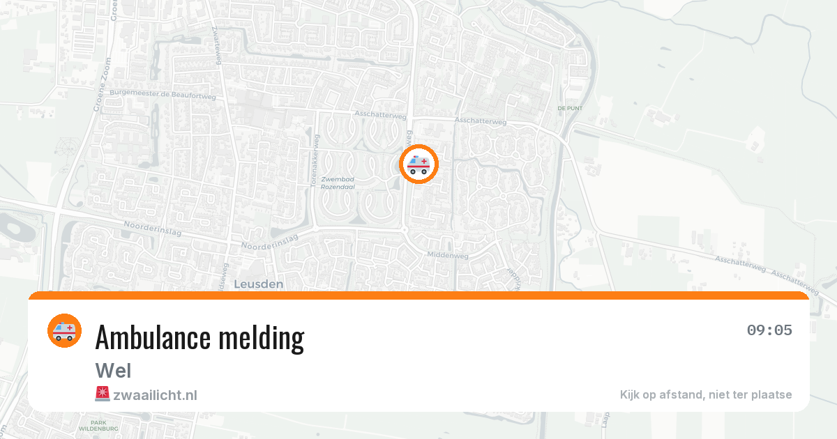 Ambulance melding — 6 apr 2026