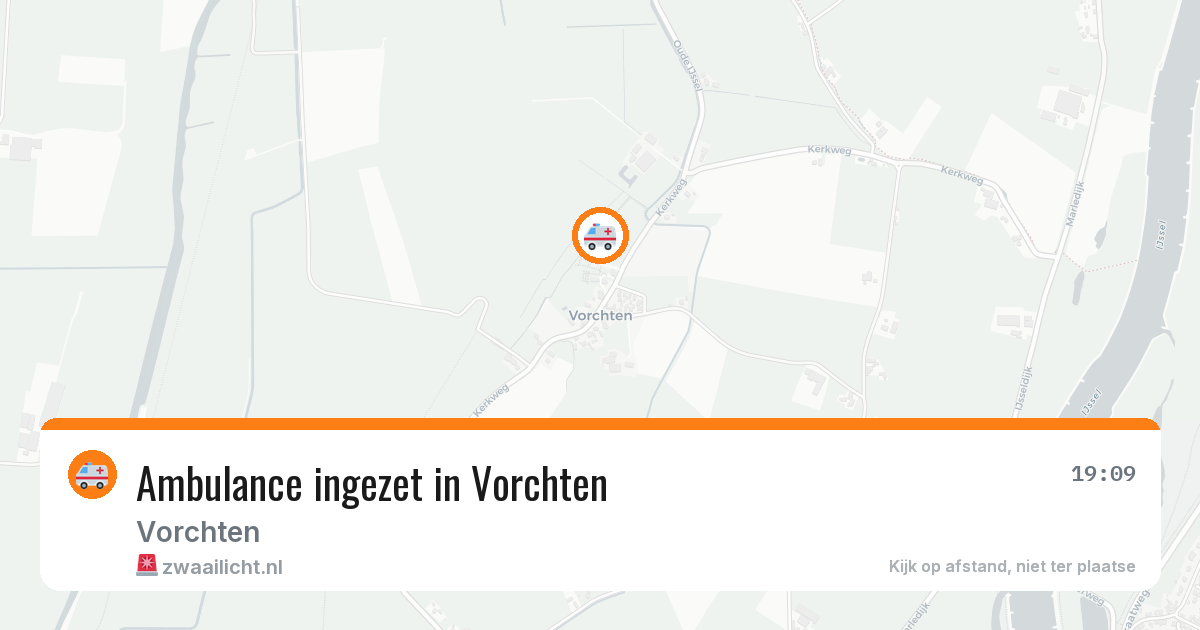 Ambulance ingezet in Vorchten — 21 mrt 2026
