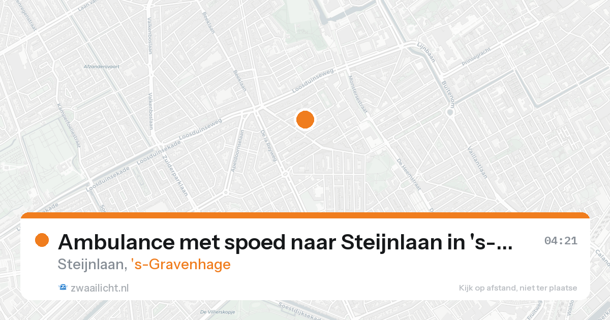 Ambulance met spoed naar Steijnlaan in 's-Gravenhage — 31 jan 2026