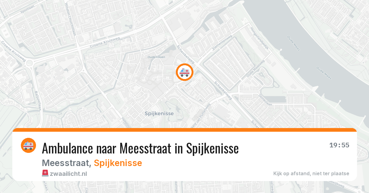 Ambulance naar Meesstraat in Spijkenisse — 29 jan 2026