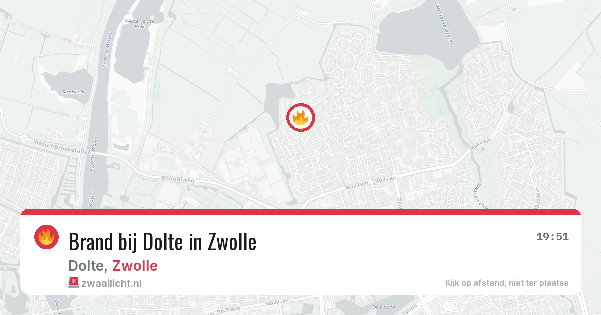 Brand bij Dolte in Zwolle — 29 mei 2026