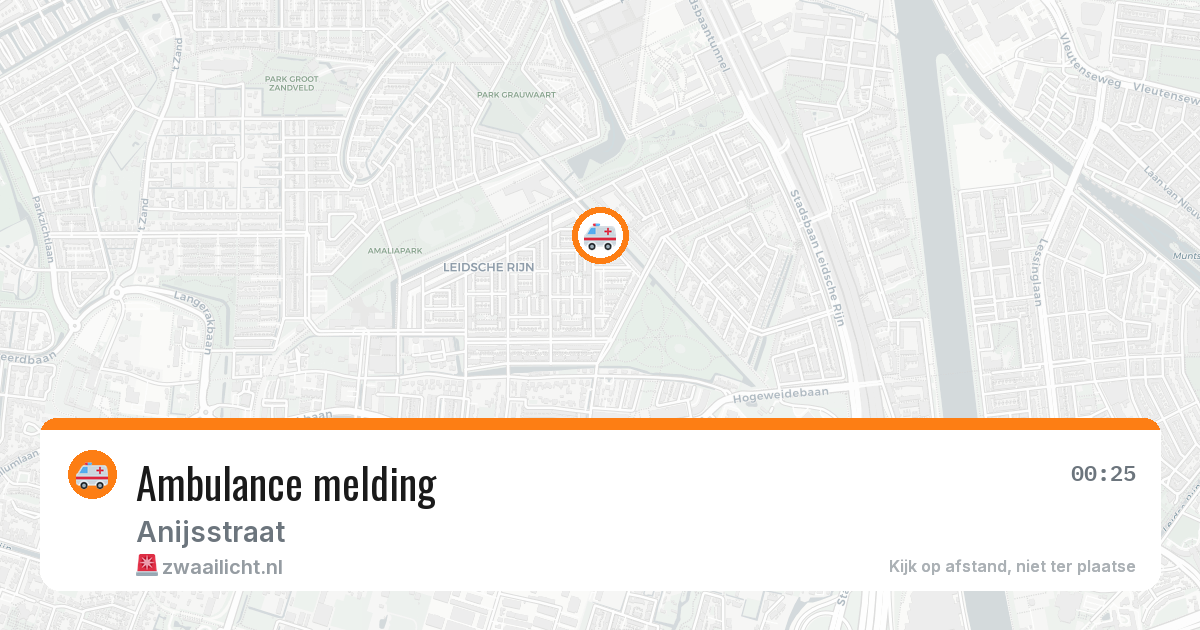 Ambulance melding — 5 apr 2026