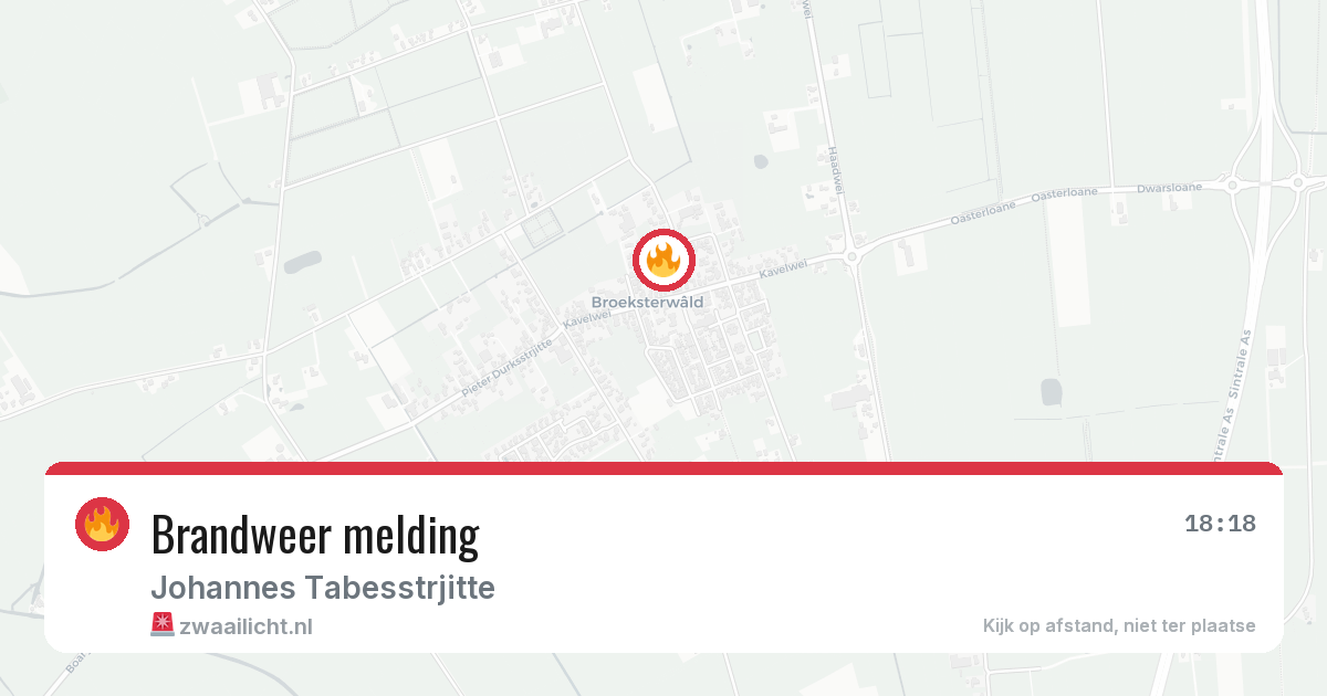 Brandweer melding — 28 apr 2026