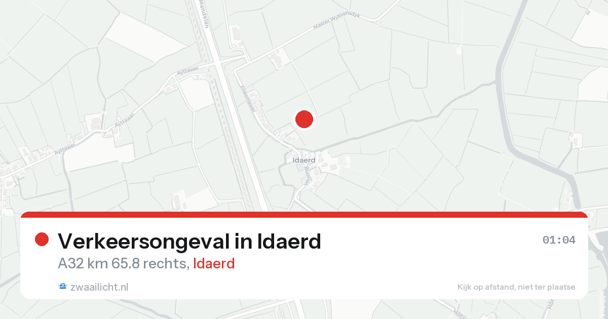 Verkeersongeval in Idaerd — 19 feb 2026