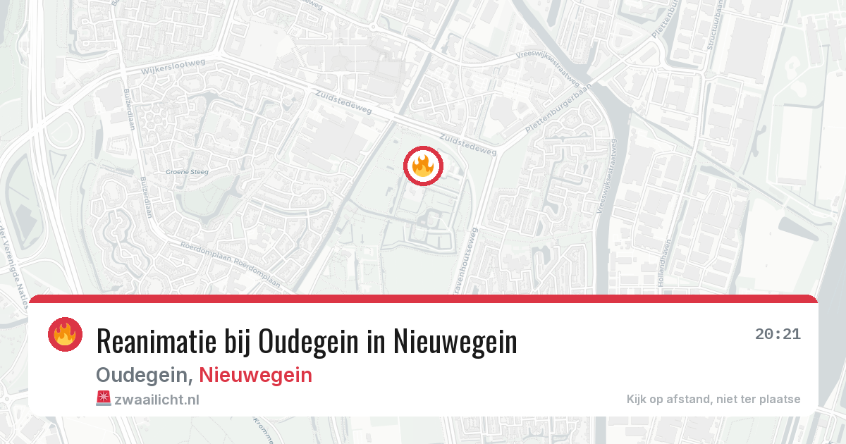Reanimatie bij Oudegein in Nieuwegein — 19 jun 2026