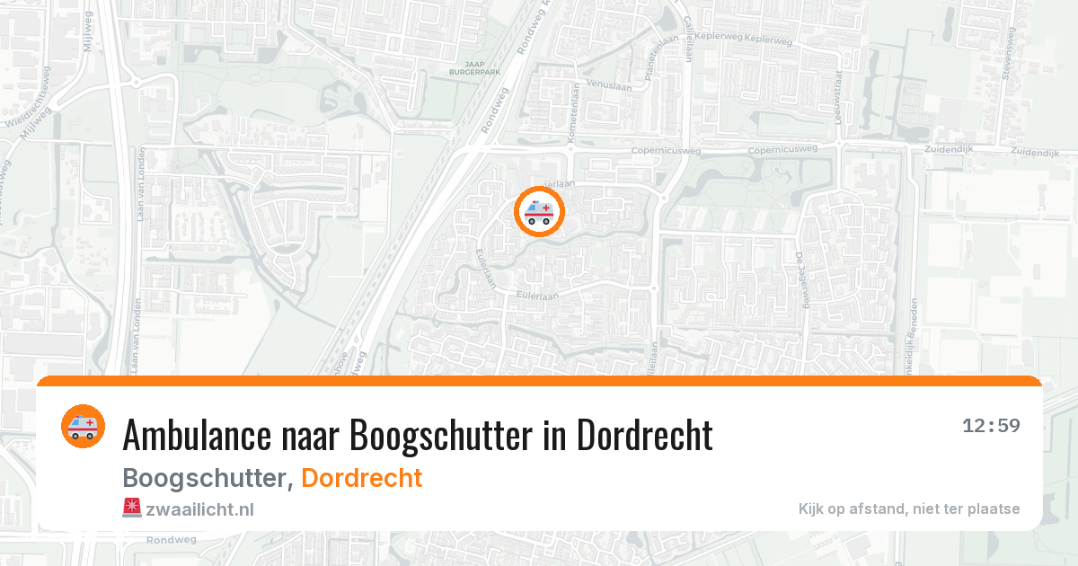 Ambulance naar Boogschutter in Dordrecht — 7 jun 2026