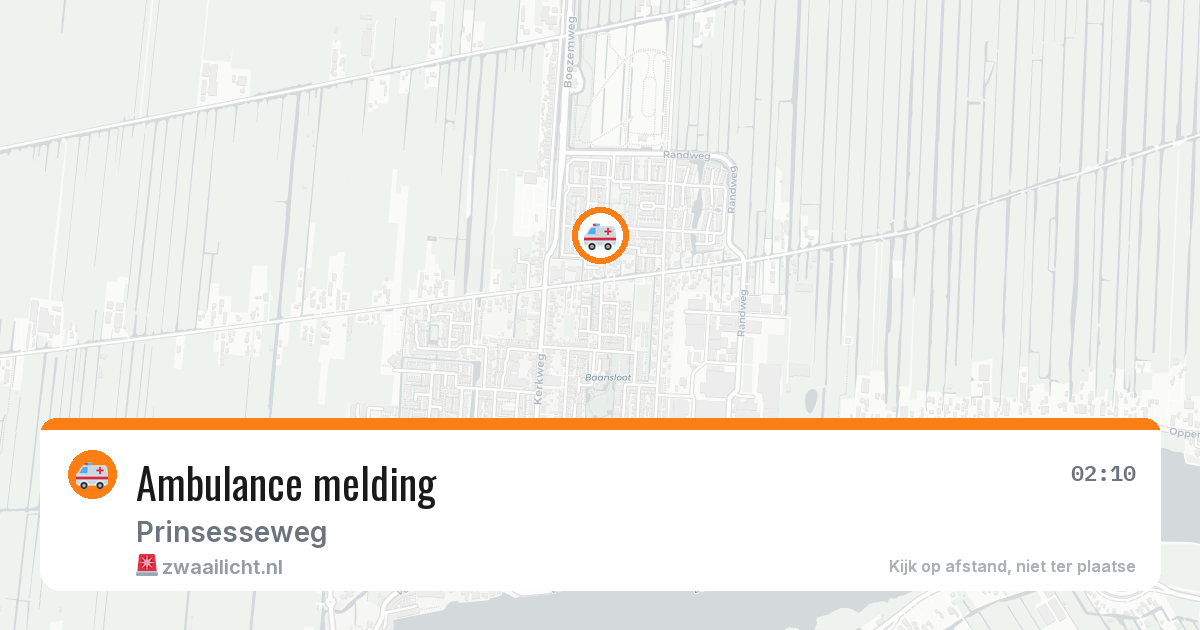 Ambulance melding — 15 jul 2026