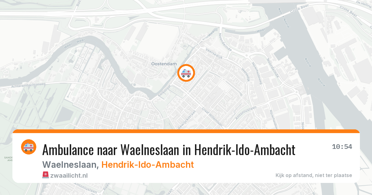 Ambulance naar Waelneslaan in Hendrik-Ido-Ambacht — 30 jan 2026