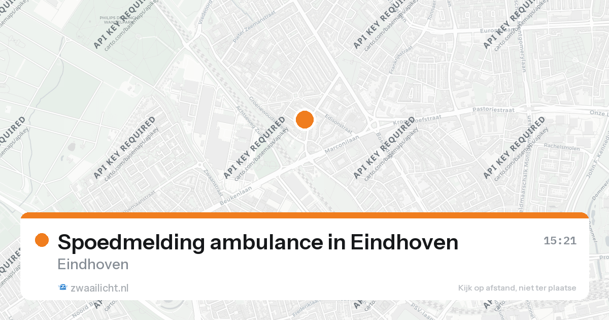 Spoedmelding ambulance in Eindhoven — 26 aug 2026