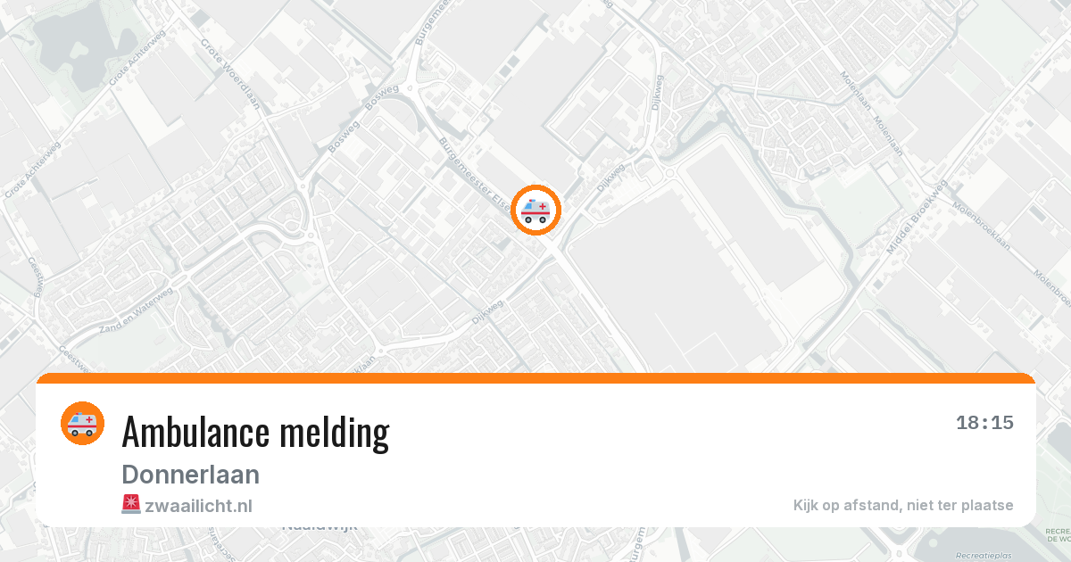 Ambulance melding — 8 feb 2026