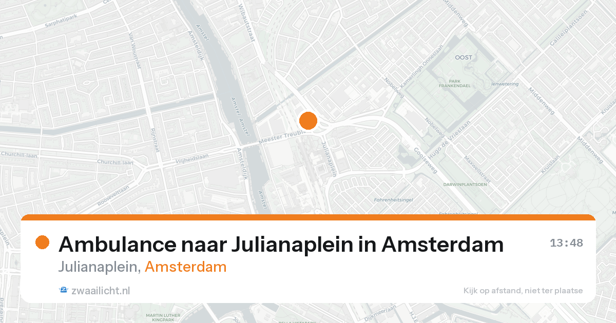 Ambulance naar Julianaplein in Amsterdam — 30 jan 2026