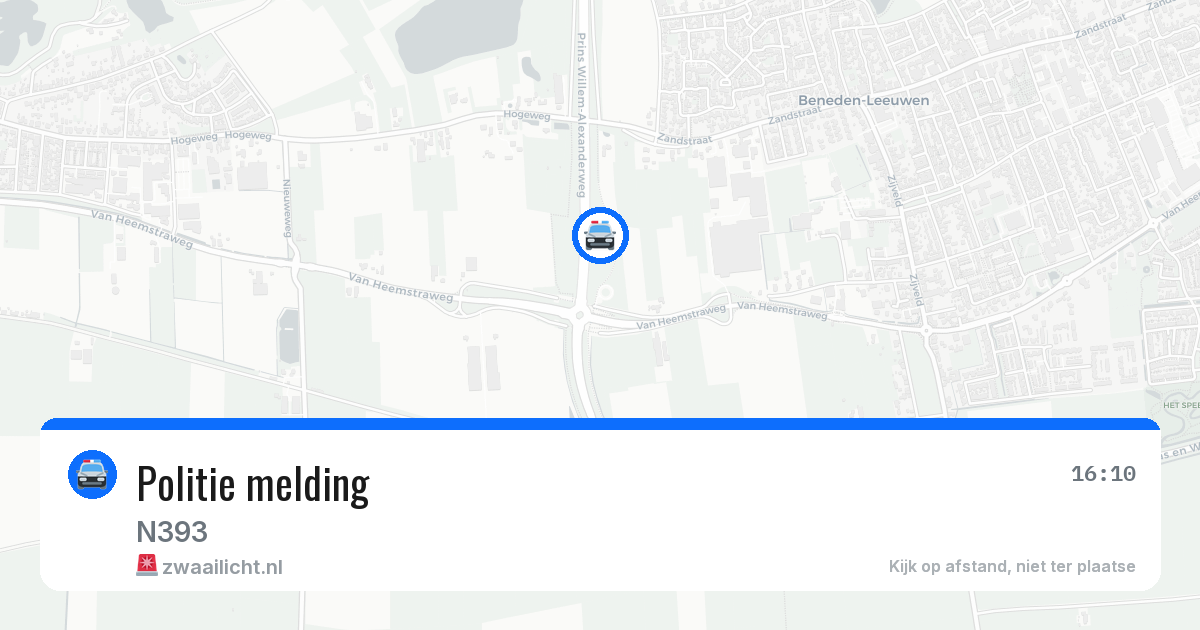 Politie melding — 13 mei 2026