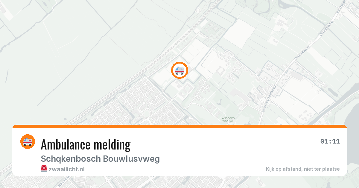Ambulance melding — 21 jun 2026